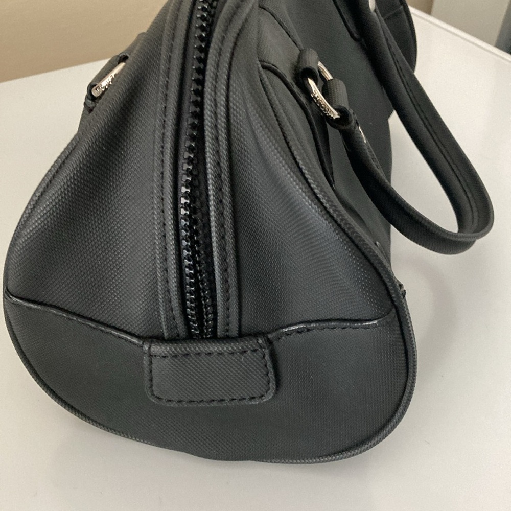 Lacoste Black Everday Bowling Bag Purse, EUC - Picture 4 of 9